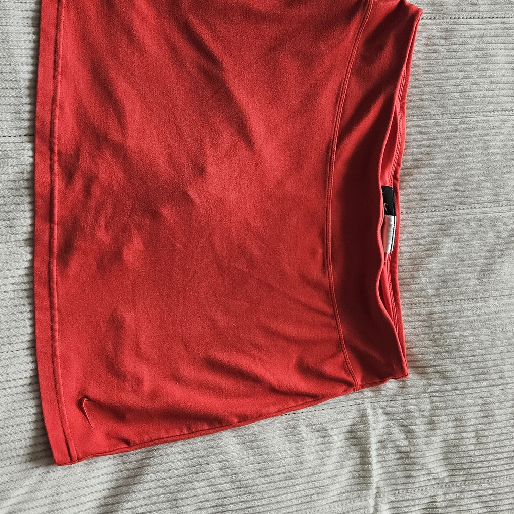 Nike Dri-FIT Red Athletic Skirt